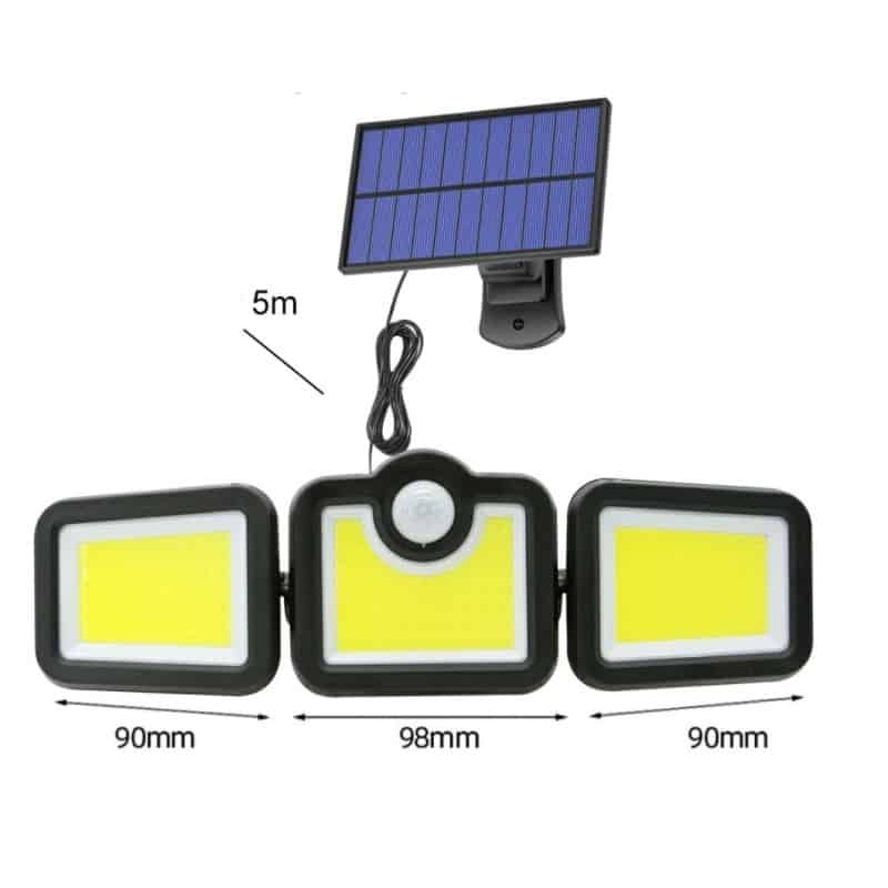 Projecteur solaire avec détecteur 4,5W IP65 Projecteur solaire avec détecteur 4,5W IP65