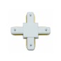 Connecteur en + Rail monophasé blanc Connecteur en + Rail monophasé blanc