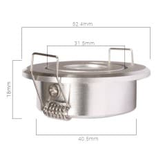 Mini Spot 3W Inox 12V-24V