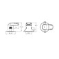 Spot encastrable RT2020 6W dimmable IP65 Spot encastrable RT2020 6W dimmable IP65