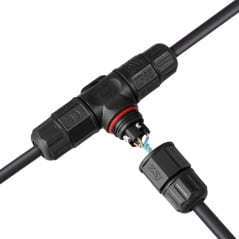Connecteur Électrique en T IP68 Étanche 3 Voies