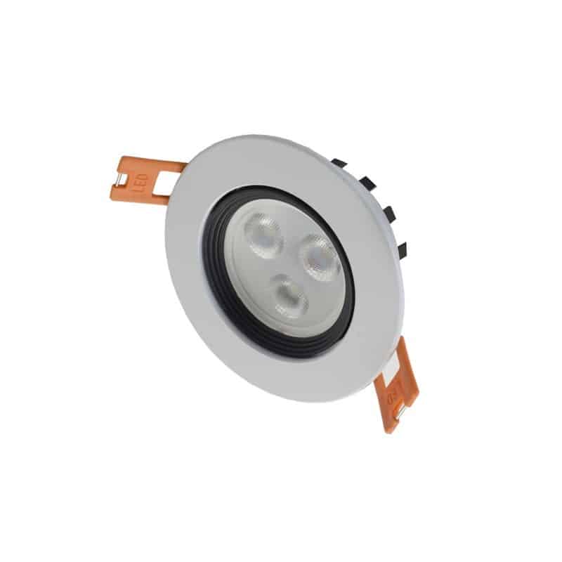 Spot orientable 3W blanc et noir