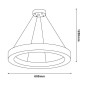 Lampe suspendue 40W CCT 3000-6000K Lampe suspendue 40W CCT 3000-6000K
