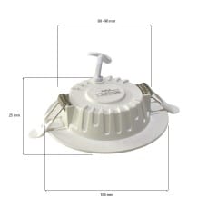 Spot encastrable 7W IP44