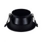 Collerette inclinable Noir avec réflecteur demi rond Collerette inclinable Noir avec réflecteur demi rond
