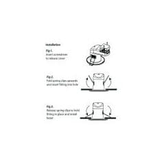 Spot encastrable 6W RT2020 IP65 dimmable