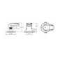 Spot encastrable 6W RT2020 IP65 dimmable Spot encastrable 6W RT2020 IP65 dimmable