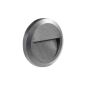 Spot escalier 2W IP65 Rond Gris