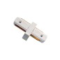 Connecteur droit Rail monophasé blanc Connecteur droit Rail monophasé blanc