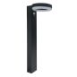 Potelet solaire 6W 50cm Noir avec détecteur Potelet solaire 6W 50cm Noir avec détecteur