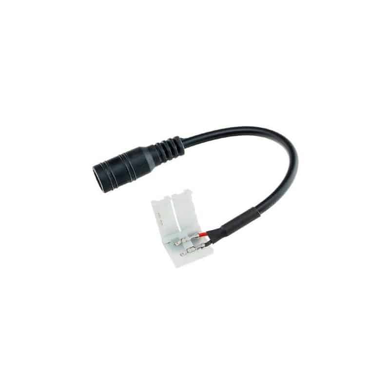 Connecteur Flexible Ruban LED 10mm DC Femelle Connecteur Flexible Ruban LED 10mm DC Femelle