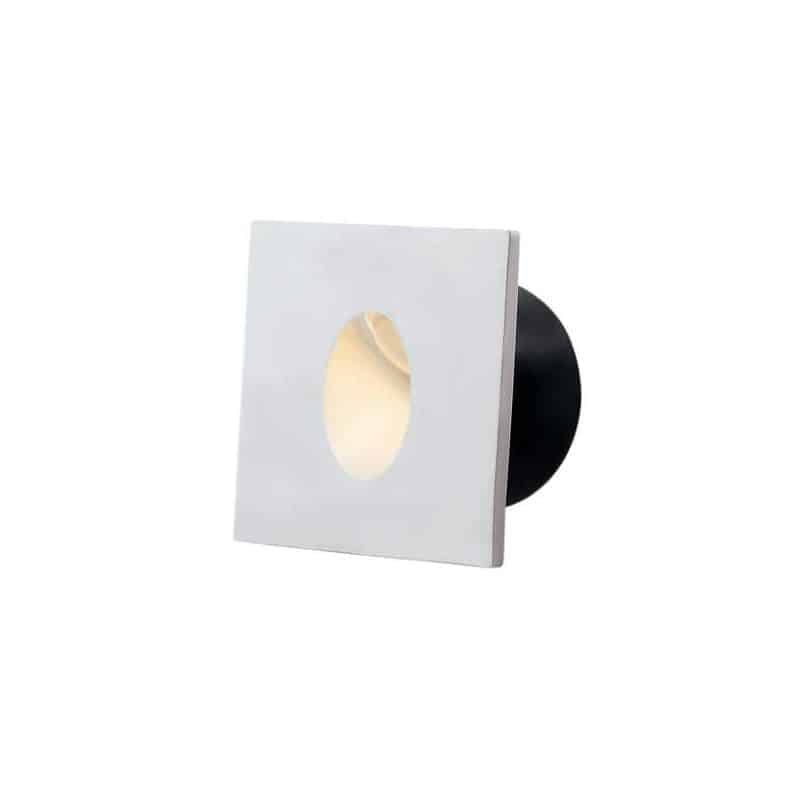 Spot marche 3W Carré Blanc Spot marche 3W Carré Blanc