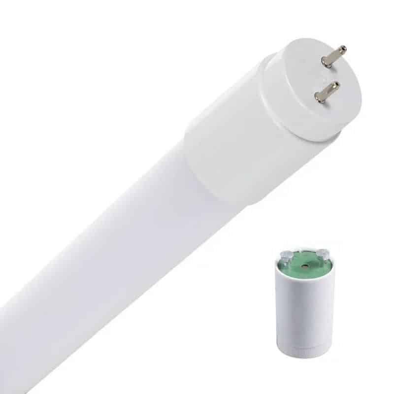 Kit de Réglette LED étanche + Tube Néon LED 60cm T8 9W - Blanc