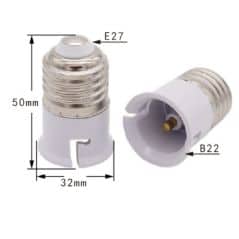 Adaptateur culot E27 vers B22