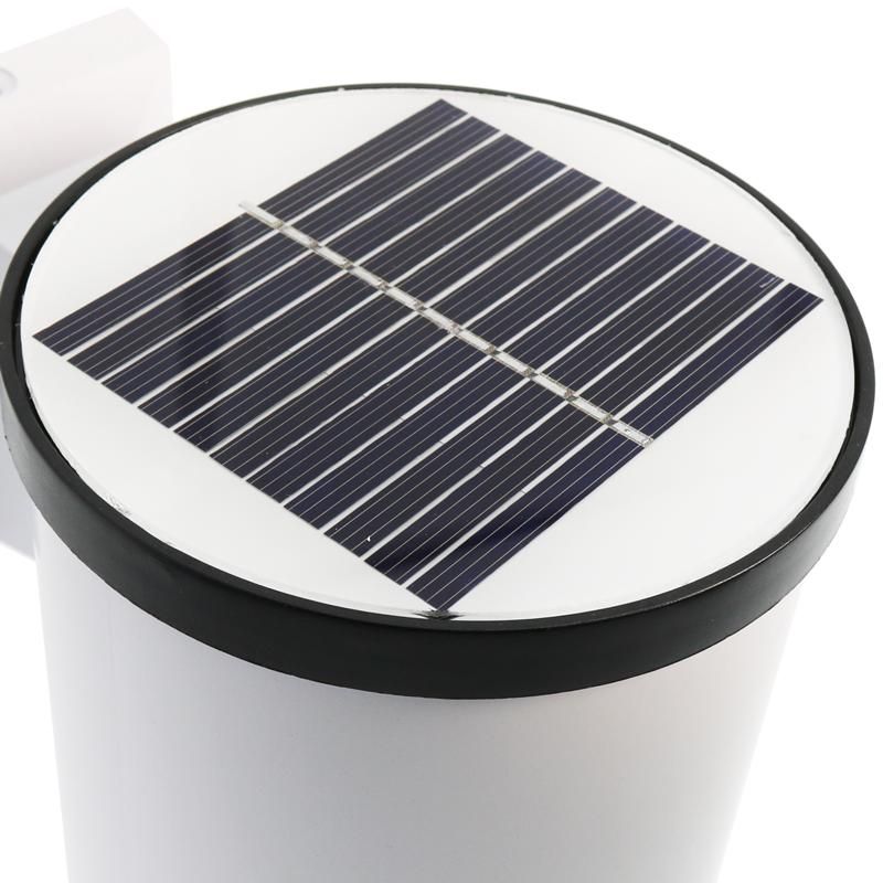 Applique solaire extérieur noire en plastique, Suna, 1W, 3000K LED, IP65