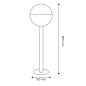 Potelet extérieur 80cm E27 noir Potelet extérieur 80cm E27 noir