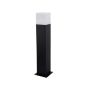 Potelet extérieur 44cm E27 noir IP44