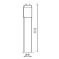 Tube LED T8 90cm 12W avec starter