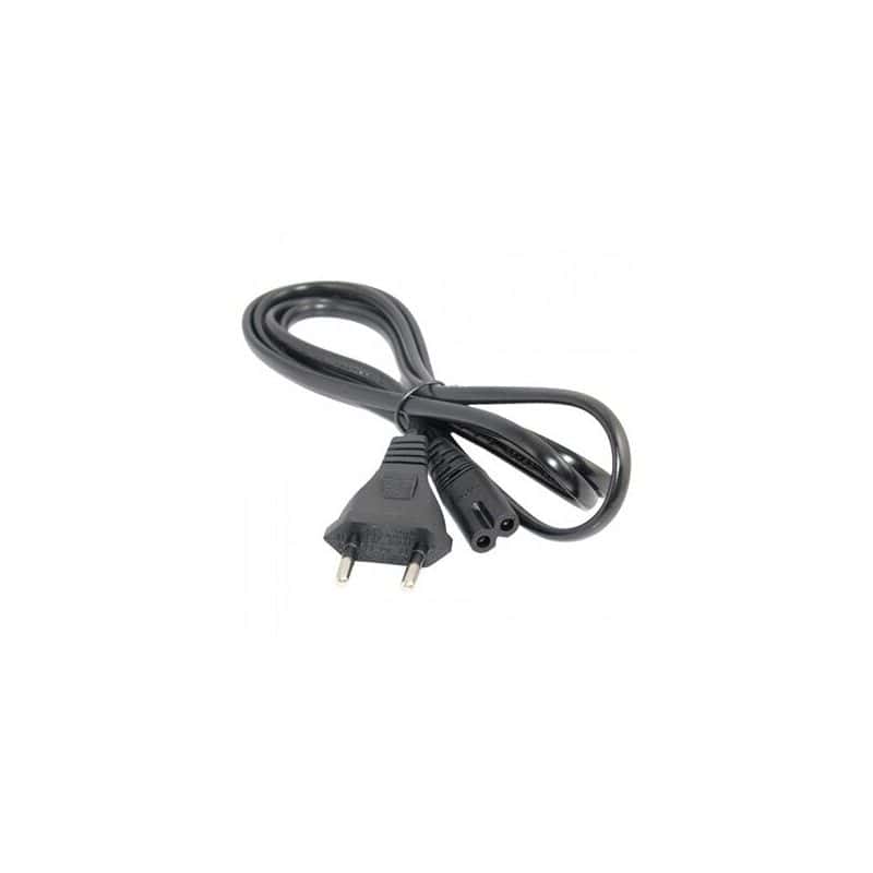 Câble d'alimentation 230V 2 Pin 0,75mm 1m