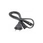 Câble d'alimentation 230V 2 Pin 0,75mm 1m Câble d'alimentation 230V 2 Pin 0,75mm 1m