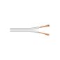 Câble électrique Blanc 2x0,5mm Câble électrique Blanc 2x0,5mm