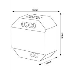 Variateur Triac RF Compatible Bouton Poussoir