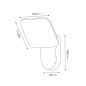 Applique murale extérieur carré 10W IP54 Applique murale extérieur carré 10W IP54