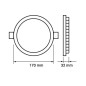Spot extra plat 24W CCT3000-6000K IP44 dimmable Spot extra plat 24W CCT3000-6000K IP44 dimmable