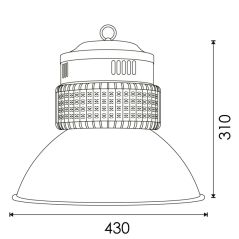 Cloche Industrielle 100W OSRAM