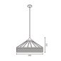 Lampe suspendue corde