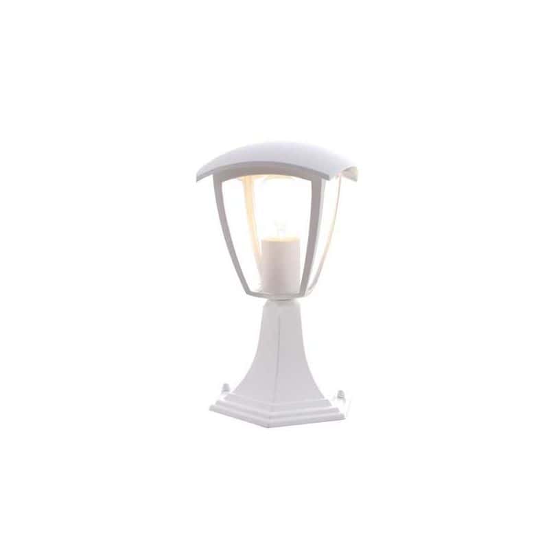 Borne extérieur E27 29cm blanche IP44 Borne extérieur E27 29cm blanche IP44