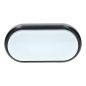Plafonnier extérieur 15W IP54 ovale Noir Plafonnier extérieur 15W IP54 ovale Noir