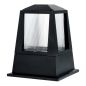 Borne lumineuse E27 IP54 Noir