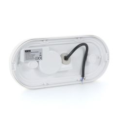 Plafonnier extérieur 12W IP54 ovale avec détecteur
