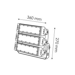 Projecteur stade 150W IP65