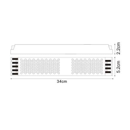 Alimentation Ruban LED 400W 230V/24V