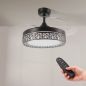 Ventilateur Plafond 36W Noir CCT6000K-4000K-3000K Ventilateur Plafond 36W Noir CCT6000K-4000K-3000K