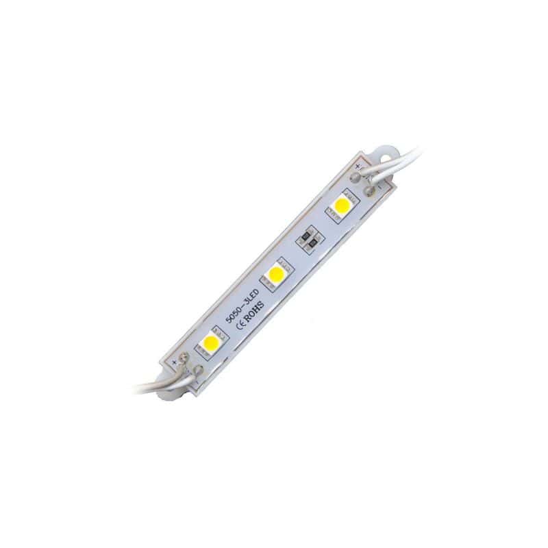 Module 3 LED 12V IP65 Blanc Chaud Module 3 LED 12V IP65 Blanc Chaud