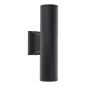 Applique mural 2X9W IP54 noir