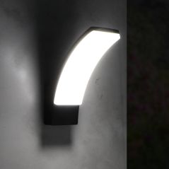 Applique murale 12W CCT3000K-4000K-6000K IP54 Noir