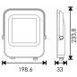 Projecteur avec détecteur 100W avec télécommande Projecteur avec détecteur 100W avec télécommande