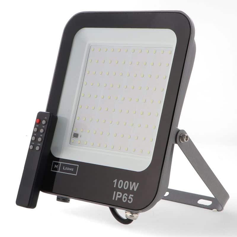 Projecteur avec détecteur 100W avec télécommande Projecteur avec détecteur 100W avec télécommande