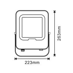 Projecteur LED 100W RGB IP65