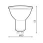 Ampoule GU10 7W 100° Ampoule GU10 7W 100°