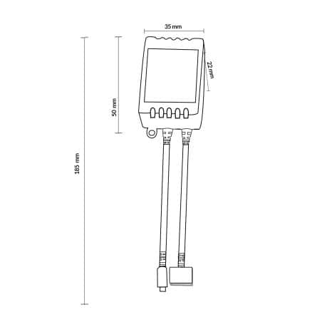 Contrôleur Ruban led 12V-24W RGB+CCT