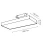 Projecteur intérieur monophasé 40W Blanc Projecteur intérieur monophasé 40W Blanc