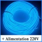 Kit Néon fil 220V Bleu Kit Néon fil 220V Bleu