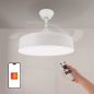 Ventilateur Plafond 32W Blanc CCT6000K-4000K-3000K Ventilateur Plafond 32W Blanc CCT6000K-4000K-3000K