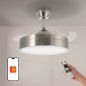 Ventilateur Plafond 32W Argent CCT6000K-4000K-3000K Ventilateur Plafond 32W Argent CCT6000K-4000K-3000K