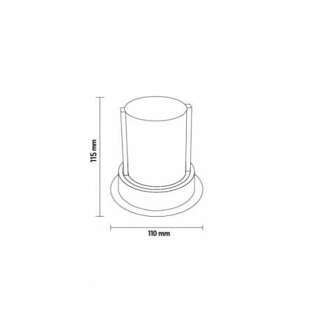 Spot de surface orientable 12W Blanc